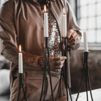 Žvakidė Inked M – Geležis, tamsios bronzos spalvos