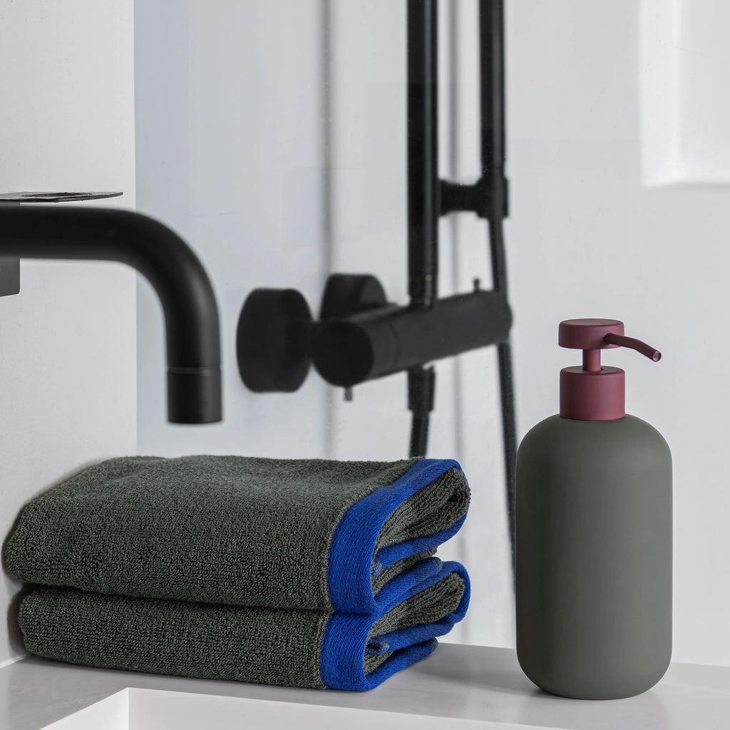 Muilo dozatorius Lotus Olive Tall – Keramika su guminės dangos apdaila, metalas