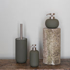 Muilo dozatorius Lotus Olive Low – Keramika su guminės dangos apdaila, metalas