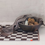 Vonios kilimėlis Retro Chocolate – 100% ekologiška medvilnė, OEKO-TEX® STANDARD 100 sertifikatas