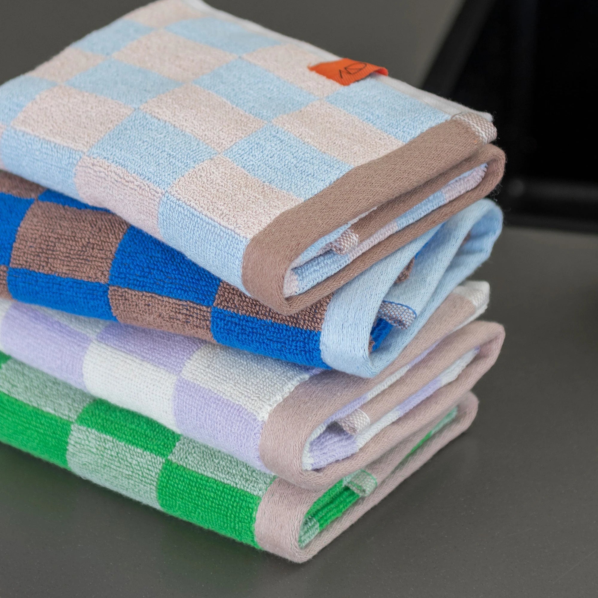 Rankšluostis Retro Cobalt 133x70 cm – 100% ekologiška medvilnė, OEKO-TEX® STANDARD 100 sertifikatas
