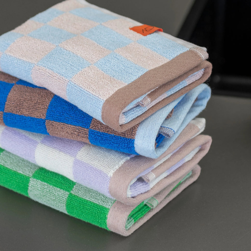 Rankų rankšluostis Retro Cobalt 55x40 cm (2 vnt.) – 100% ekologiška medvilnė, OEKO-TEX® STANDARD 100 sertifikatas
