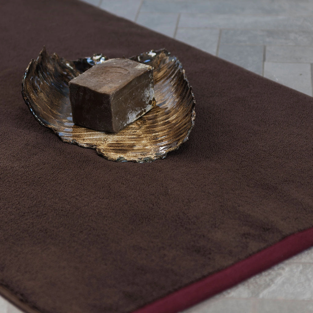 Vonios kilimėlis Soft Brown – 100% ekologiška medvilnė, OEKO-TEX® STANDARD 100 sertifikatas