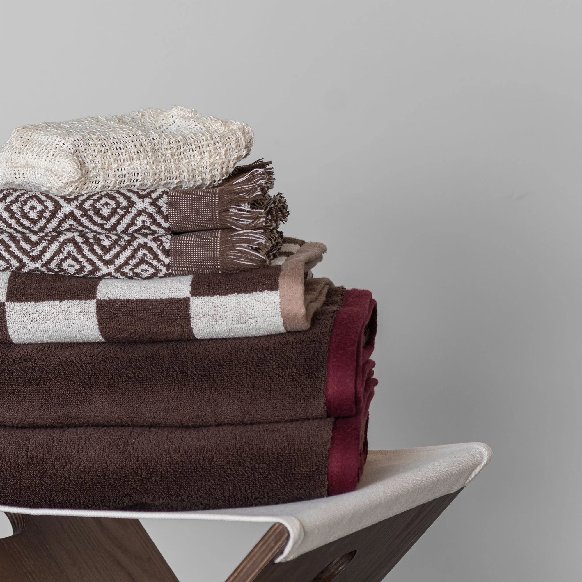 Rankšluostis Soft Brown 133x70 cm – 100% ekologiška medvilnė, OEKO-TEX® STANDARD 100 sertifikatas