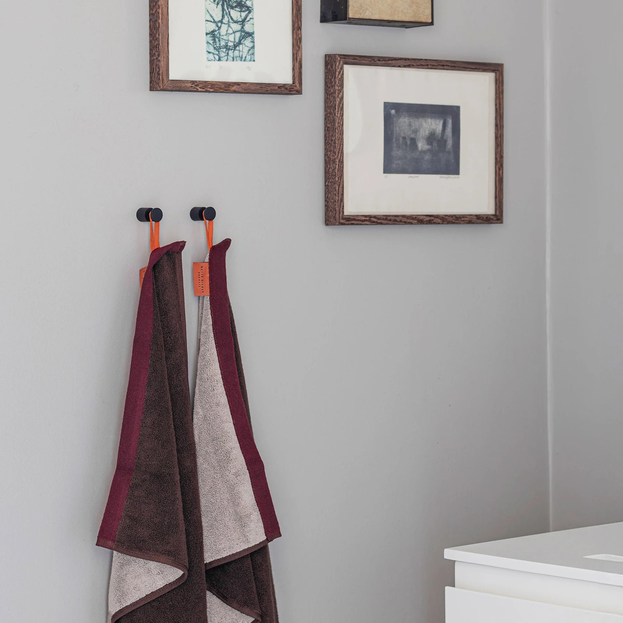 Rankų rankšluostis Soft Brown 55x40 cm (2 vnt.) – 100% ekologiška medvilnė, OEKO-TEX® STANDARD 100 sertifikatas